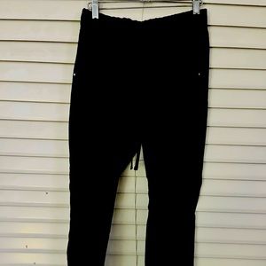 ScrubStar Womens Jogger Style Black Scrub Pants Sz. XS